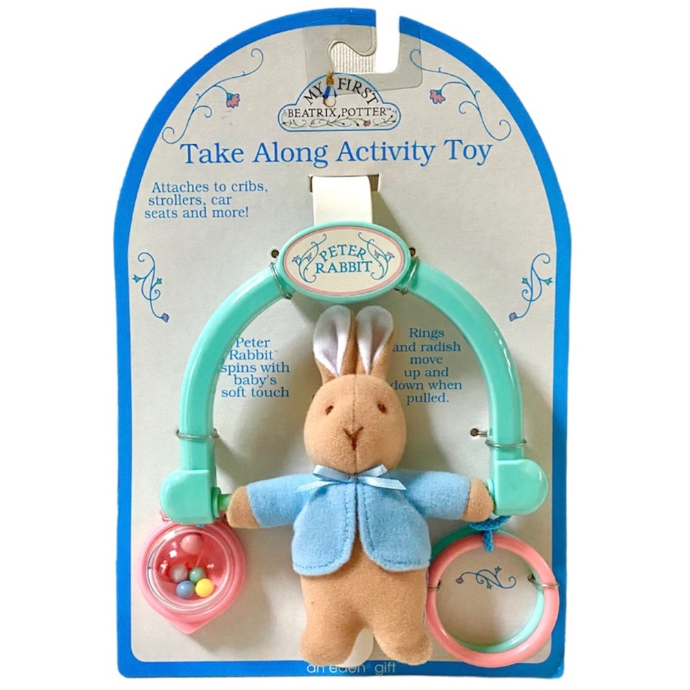 VINTAGE EDEN MY FIRST BEATRIX POTTER - PETER RABBIT, TAKE ALONG ACTIVITY TOY